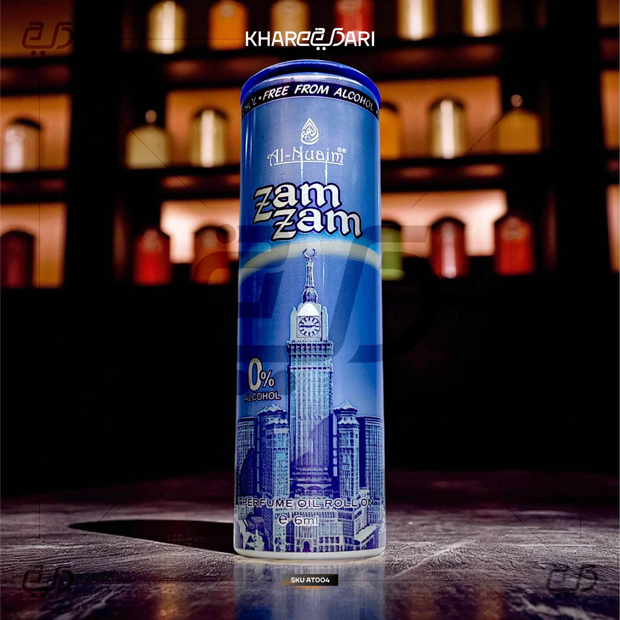 Al-Nuaim Zam Zam Al-Nuaim Zam Zam Attar Roll-On 6ML | Long-Lasting Luxury ScentRoll On - 6ml|Luxury Scent with Long Lasting Fragrance For Men & Women - Khareedari 