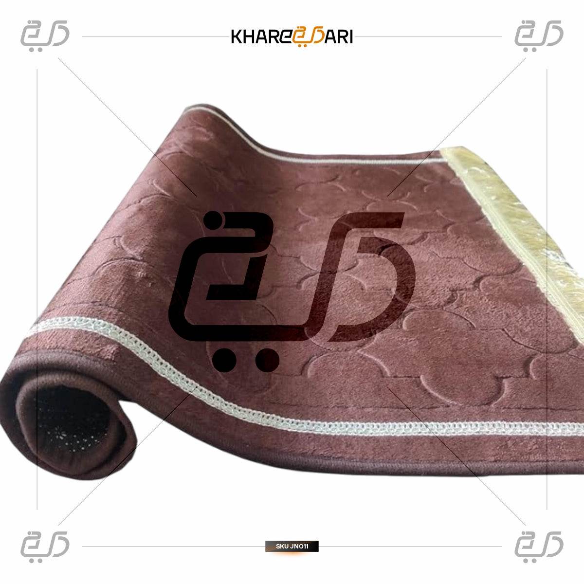 Jannat Premium Janamaz Prayer Mat | Soft Velvet Musalla - Khareedari 