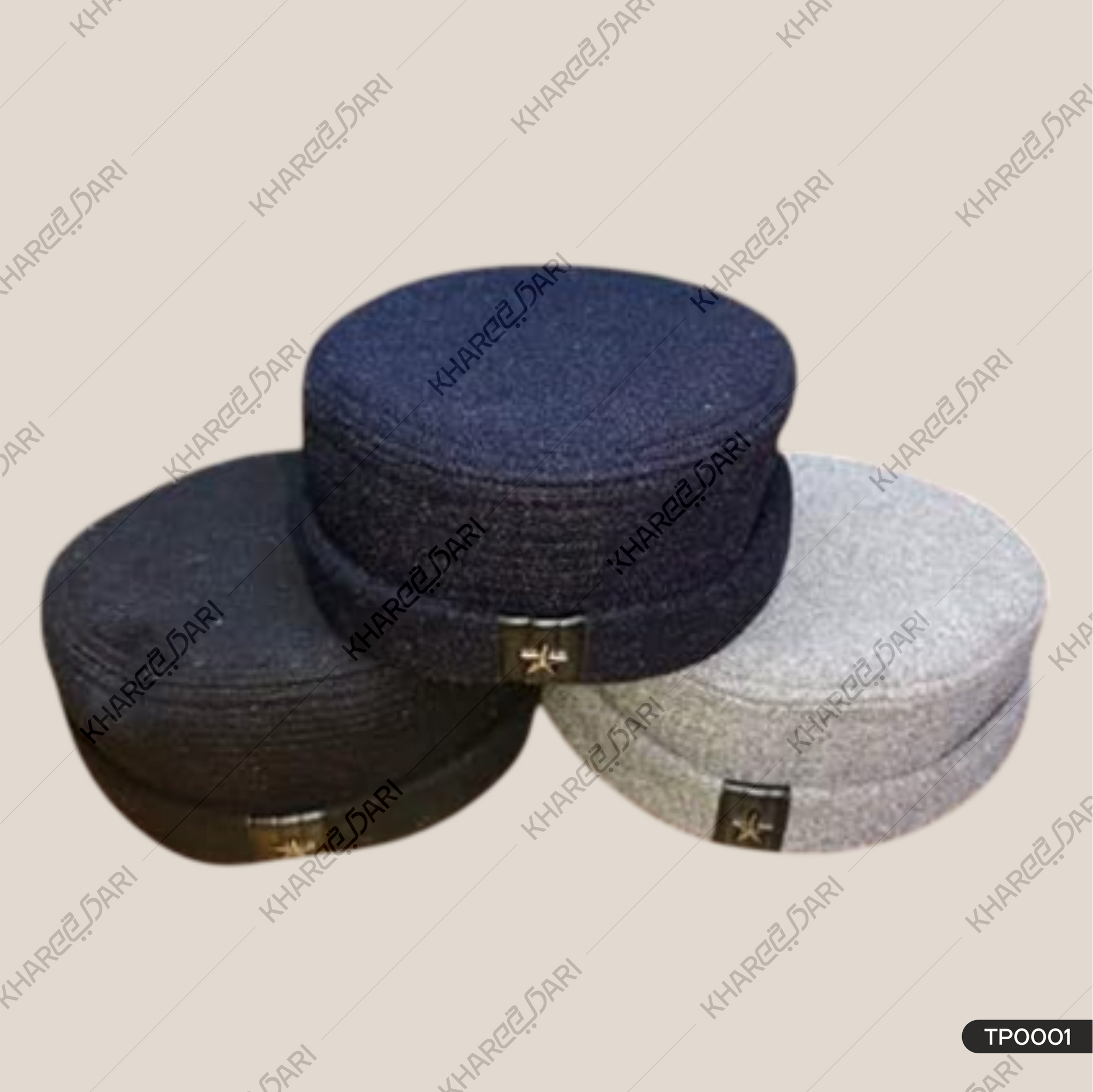 Afghani Ethnic Woolen Winter Wear  Cap (Topi) | Islamic Traditional Men  Afgani Islamic  (Topi)