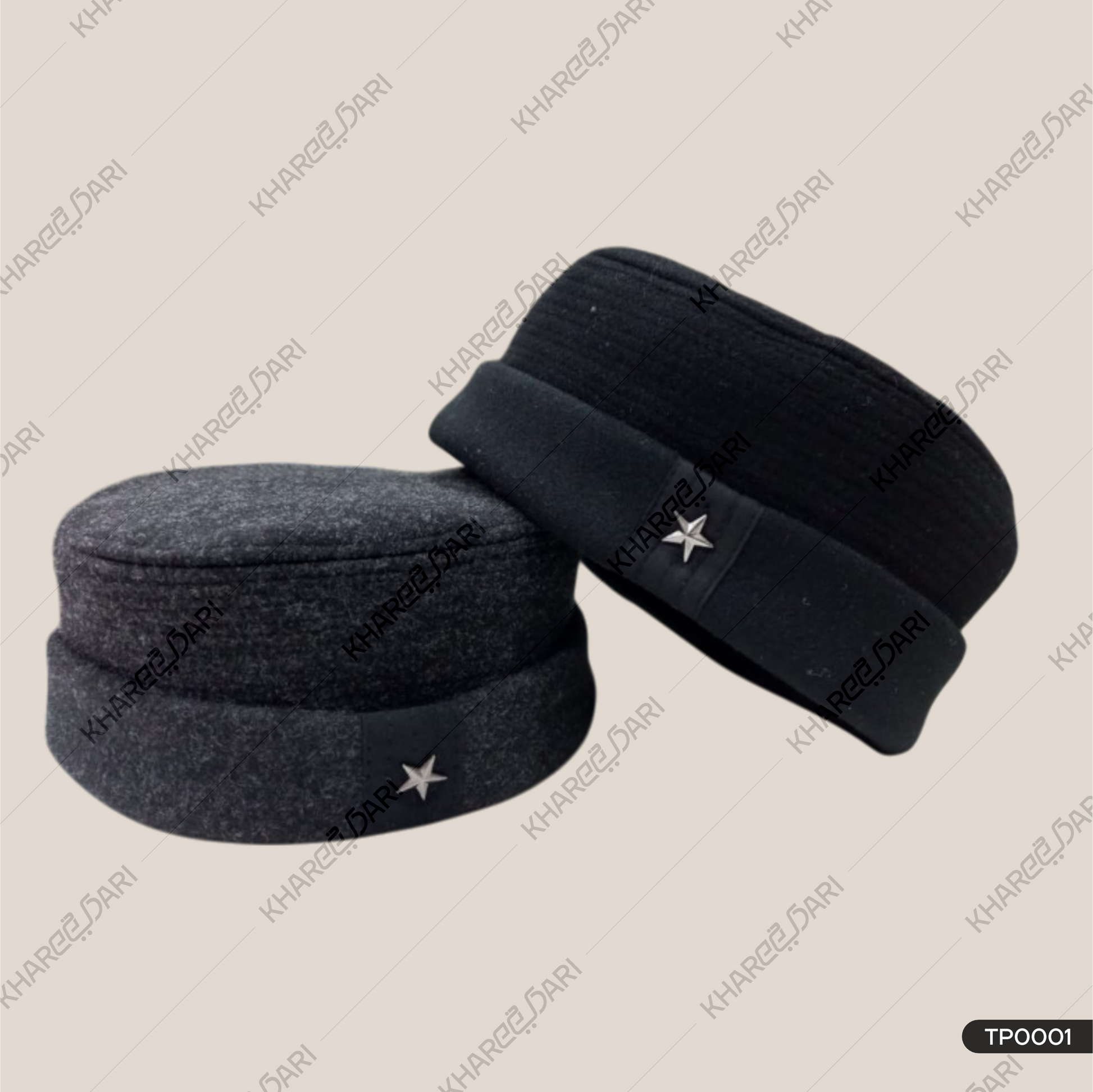 Afghani Ethnic Woolen Winter Wear  Cap (Topi) | Islamic Traditional Men  Afgani Islamic  (Topi)
