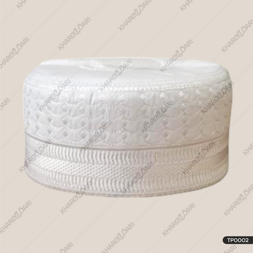 Ruby Arts Prayer Cap (Topi) Zigzag  Pattern