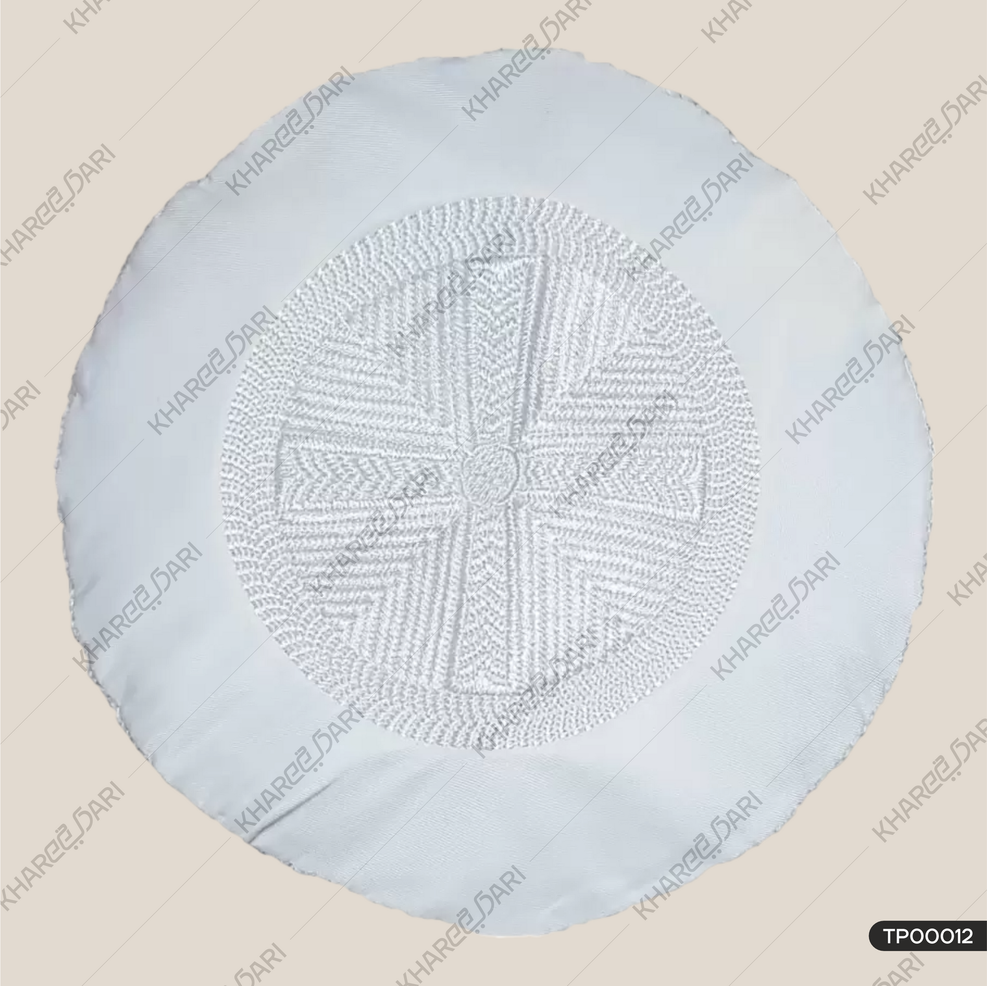 Mumtaz Cotton Fabric Men's Muslim Prayer Skull Cap | Mumtaz Cotton Muslim Prayers Topi For Men