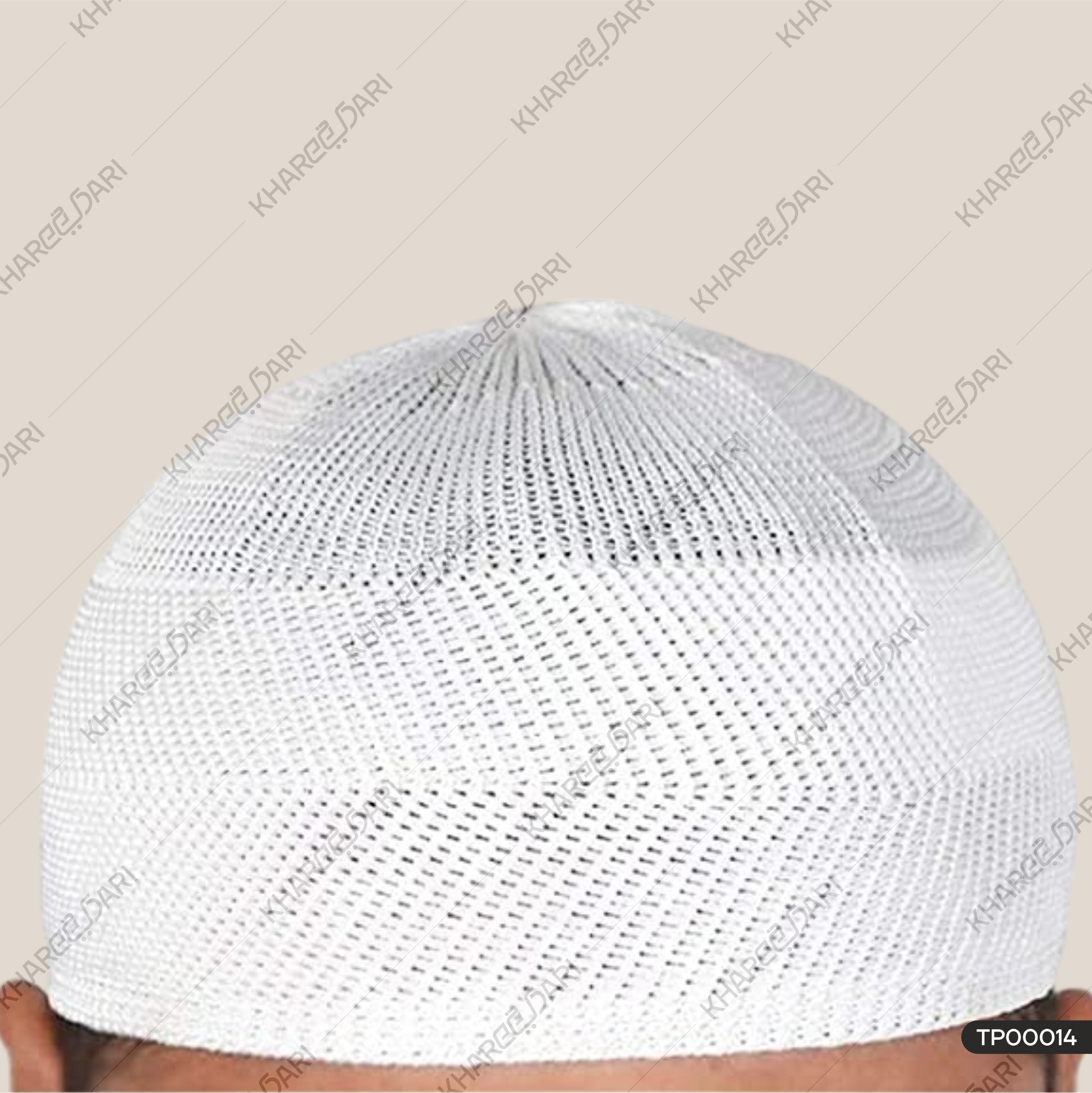 Indonesia Men And Boys White Kufi Cap | Indonesian White Kufi Topi for Men