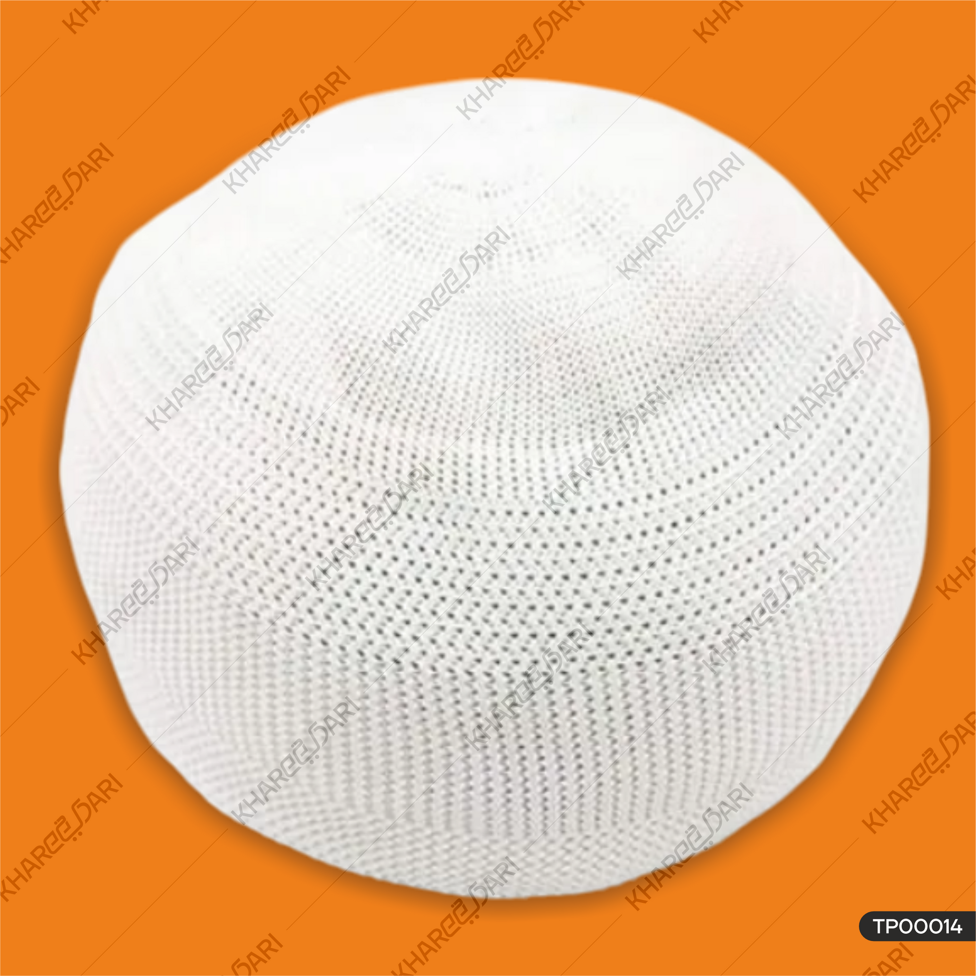 Indonesia Men And Boys White Kufi Cap | Indonesian White Kufi Topi for Men