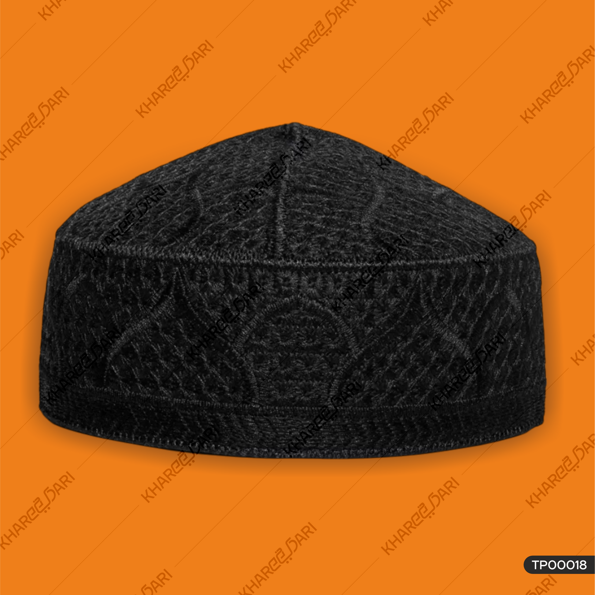 Embroidered Prayer Cap|Traditional Embroidered Muslim Prayer Topi