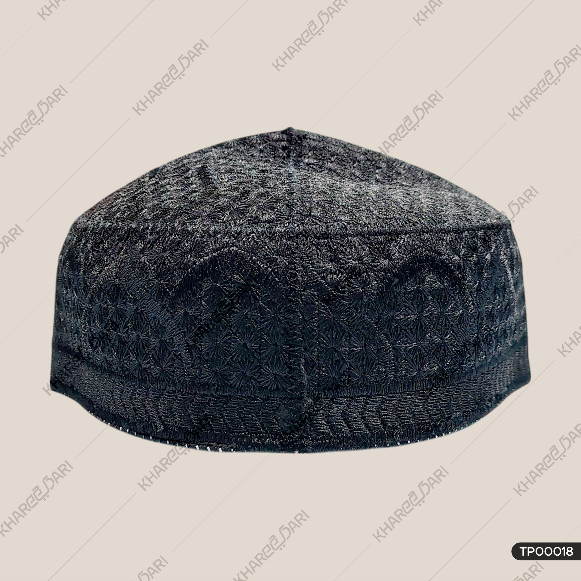 Embroidered Prayer Cap|Traditional Embroidered Muslim Prayer Topi