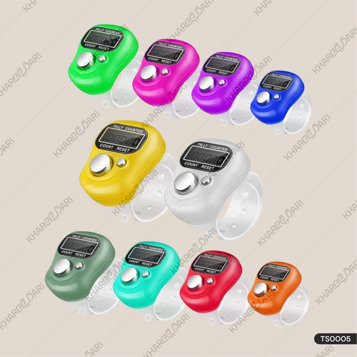 Manual Hand Finger Tasbeeh Counting Machine Digital Head Electronic Tally Counter