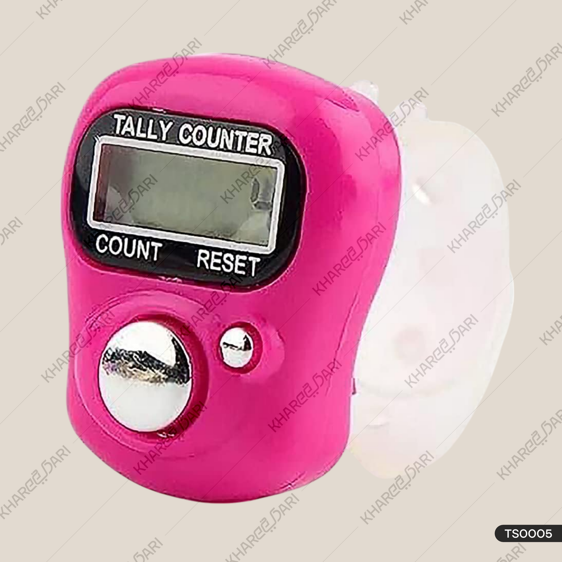 Manual Hand Finger Tasbeeh Counting Machine Digital Head Electronic Tally Counter
