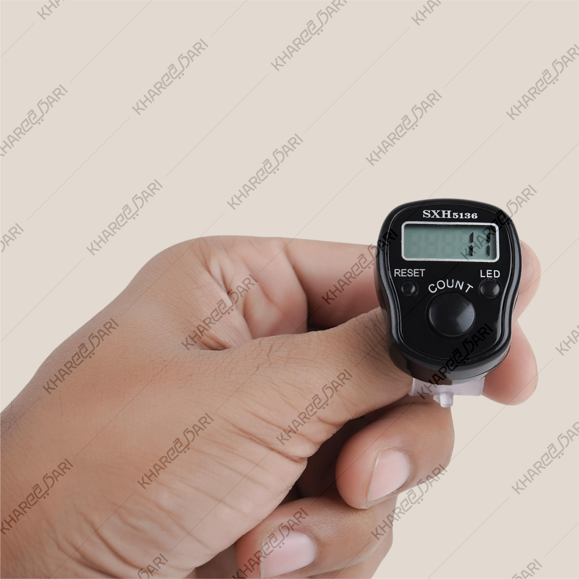 Manual Digital Hand Tally Counter/Finger Counter with Led Light