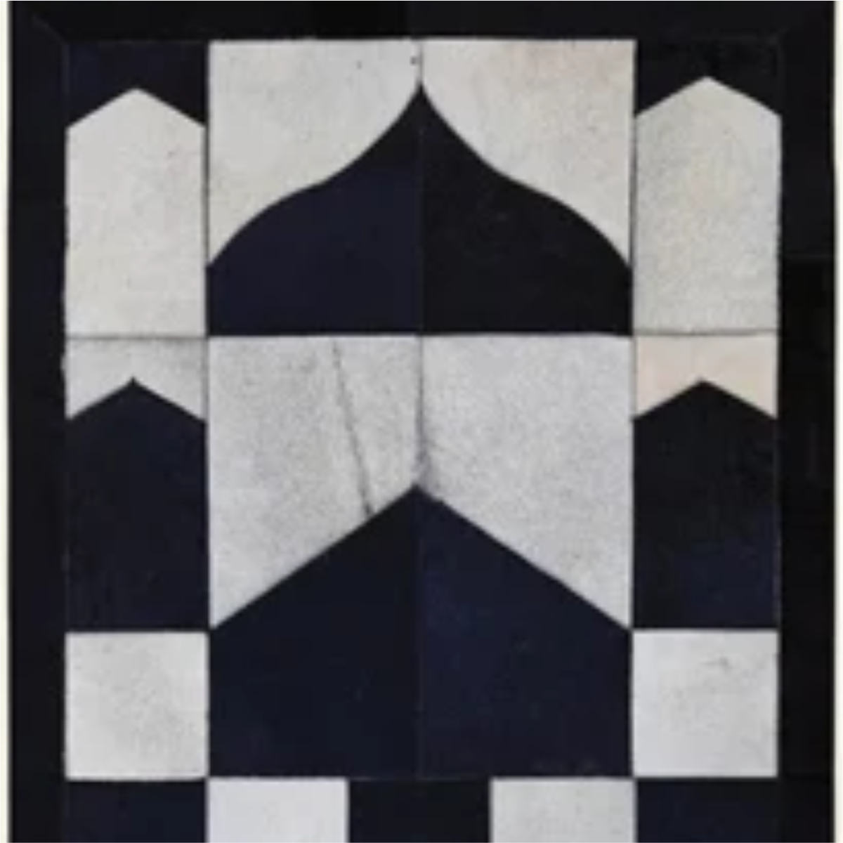 Pure Leather Janamaz — Masjid Design | Goat Hair