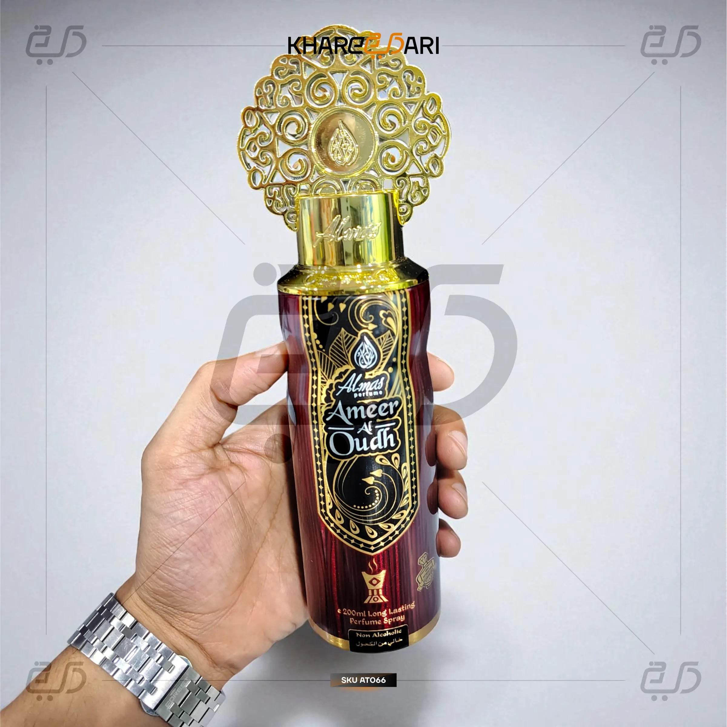 Ameer-ul-Oud Body Spray 200ML | Unisex Perfume by Almas - Khareedari 