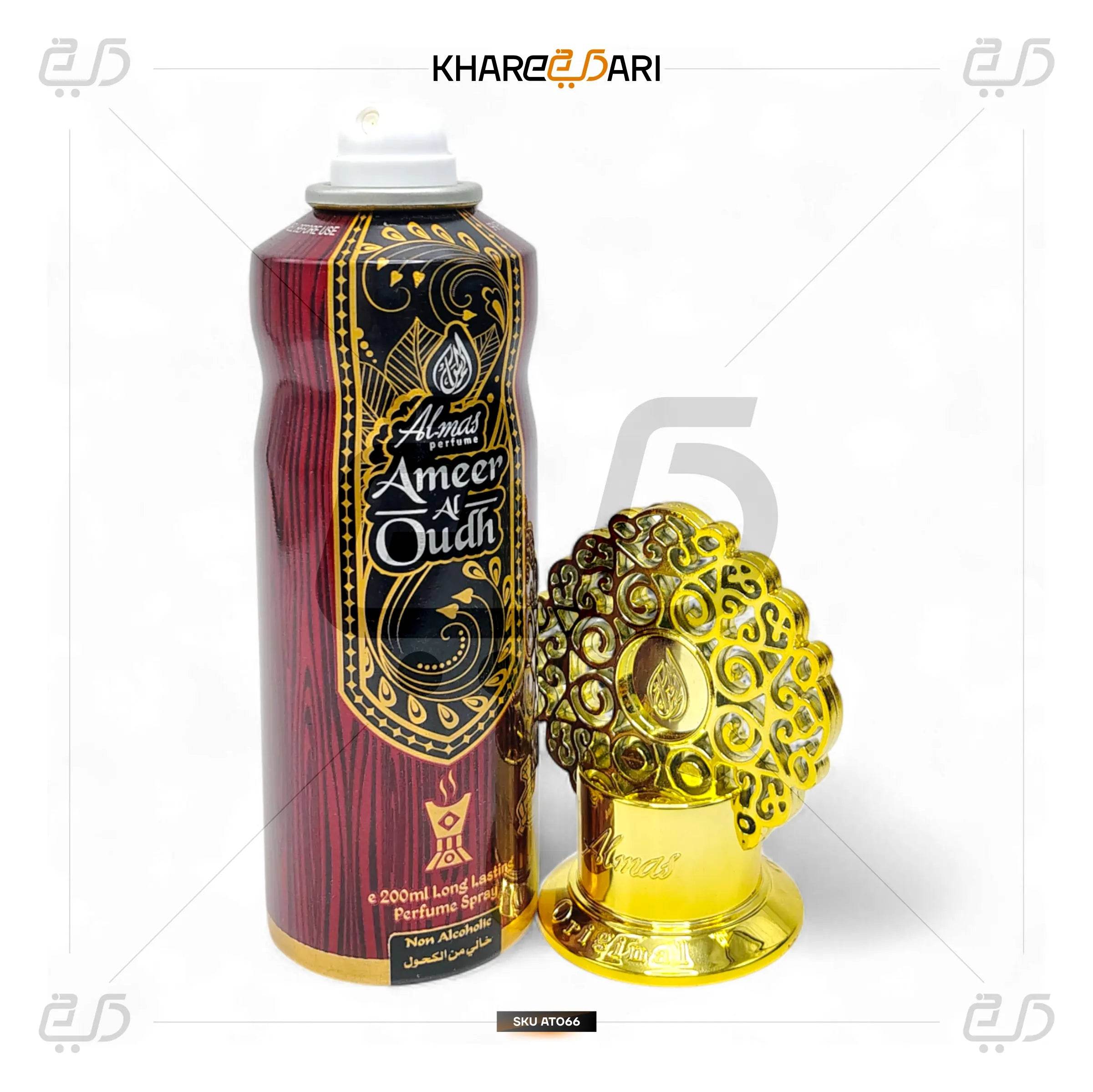 Ameer-ul-Oud Body Spray 200ML | Unisex Perfume by Almas - Khareedari 