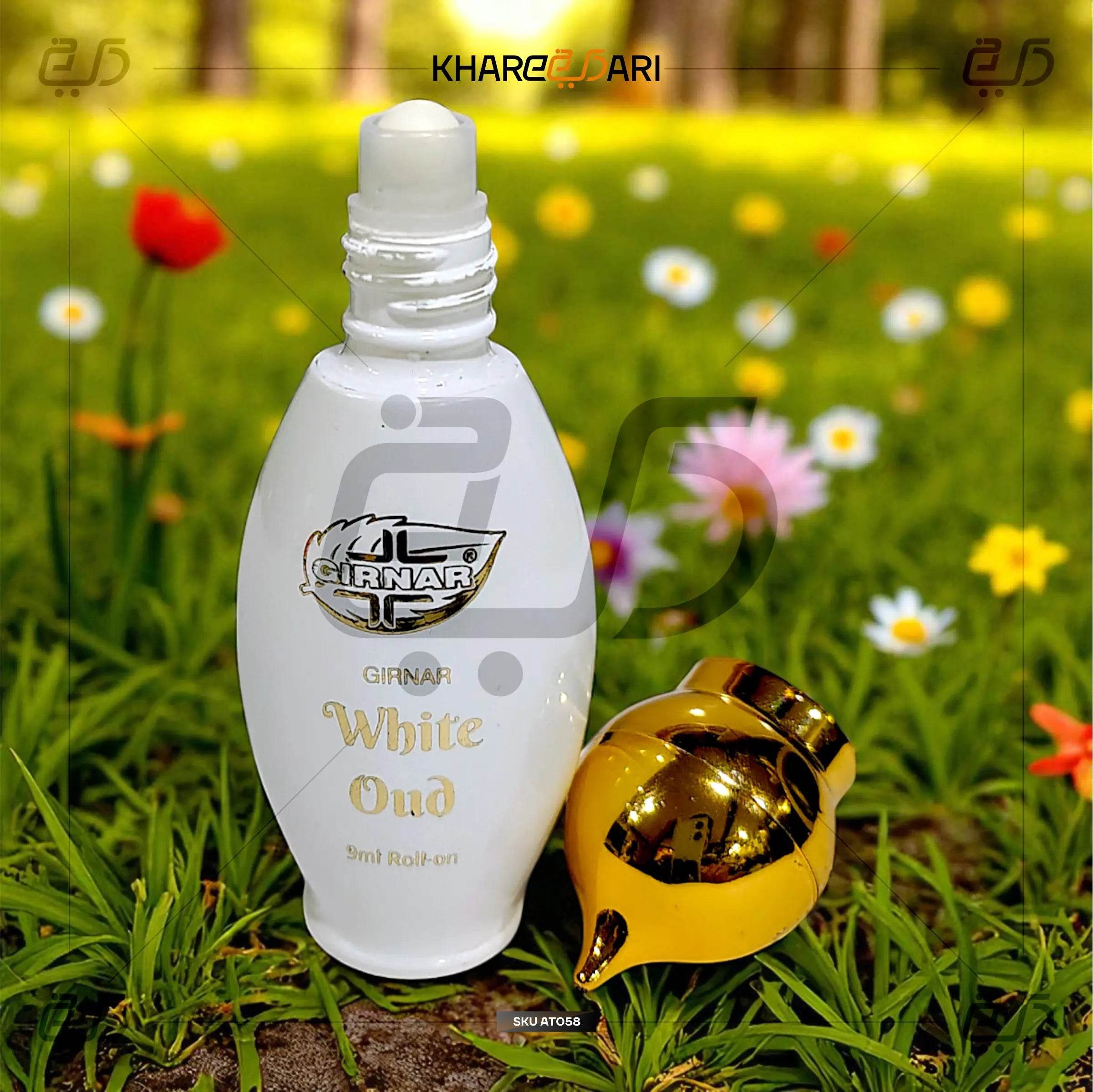 White Oud Attar 9ML | Non-Alcoholic Premium Perfume - Khareedari 