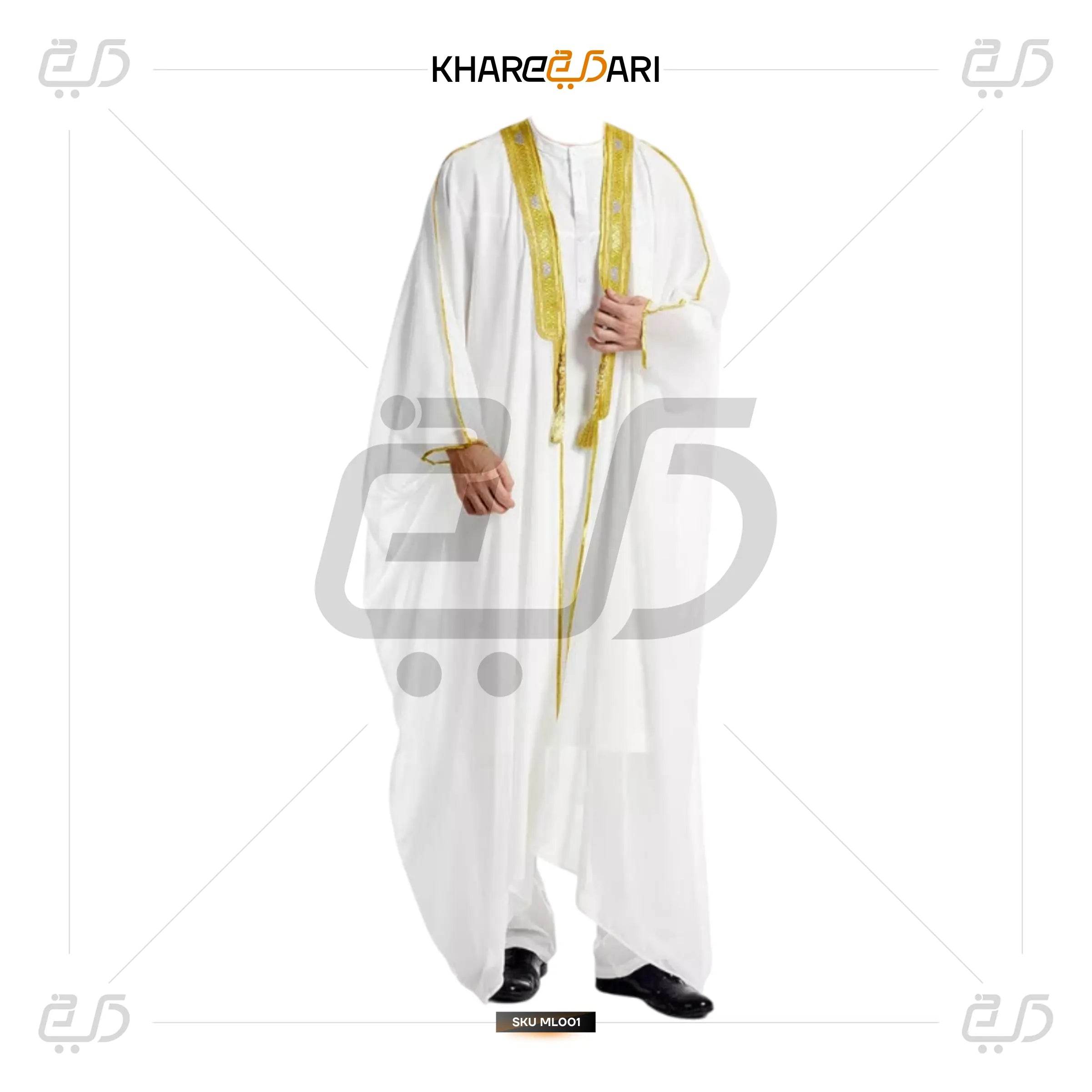Men`s Arabic Abaya - Bisht - Mishla - Khareedari 