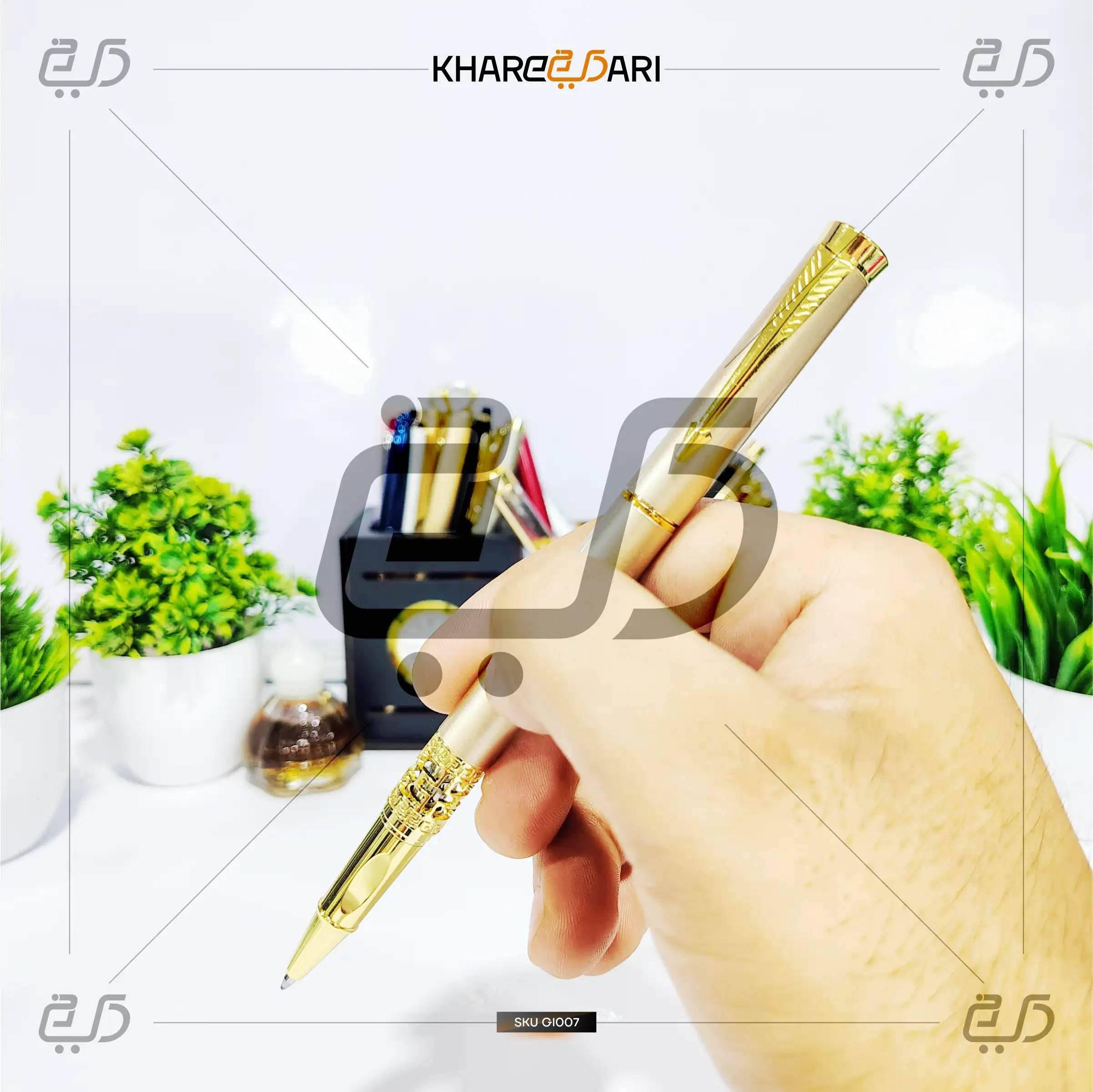 Imperial Gold Sultaan-e-Qalam | Elegant Personalised Gift - Khareedari 