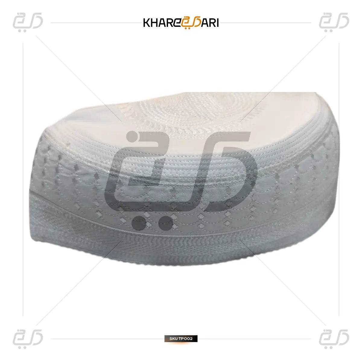 Ruby Arts Jalali Namaz Cap | Zigzag Pattern - Khareedari 
