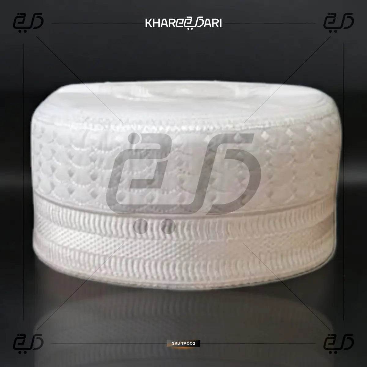 Ruby Arts Jalali Namaz Cap | Zigzag Pattern - Khareedari 