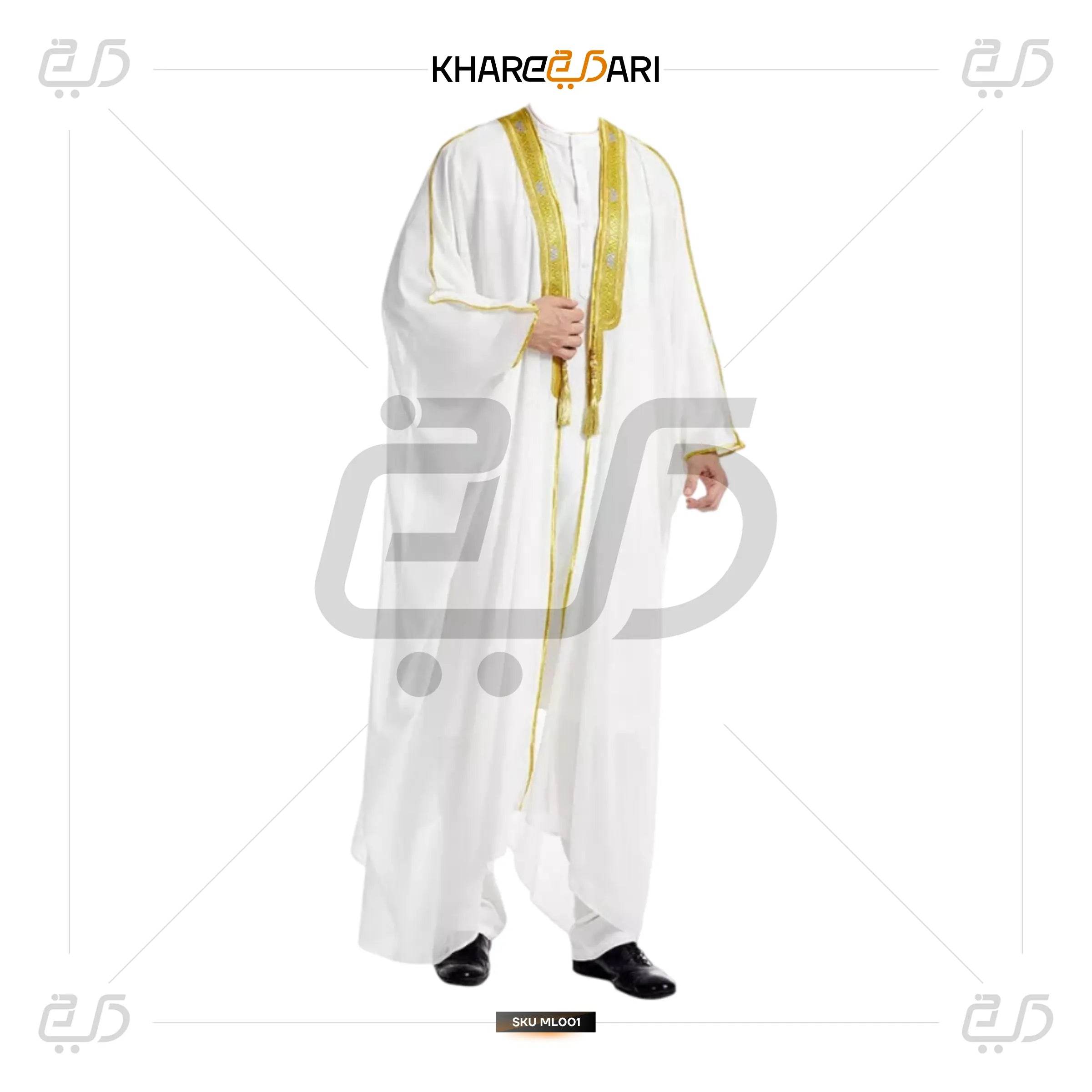 Men`s Arabic Abaya - Bisht - Mishla - Khareedari 