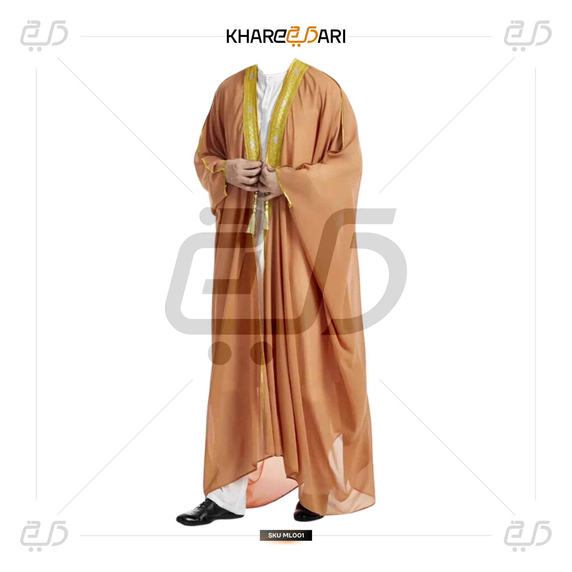 Men`s Arabic Abaya - Bisht - Mishla - Khareedari 