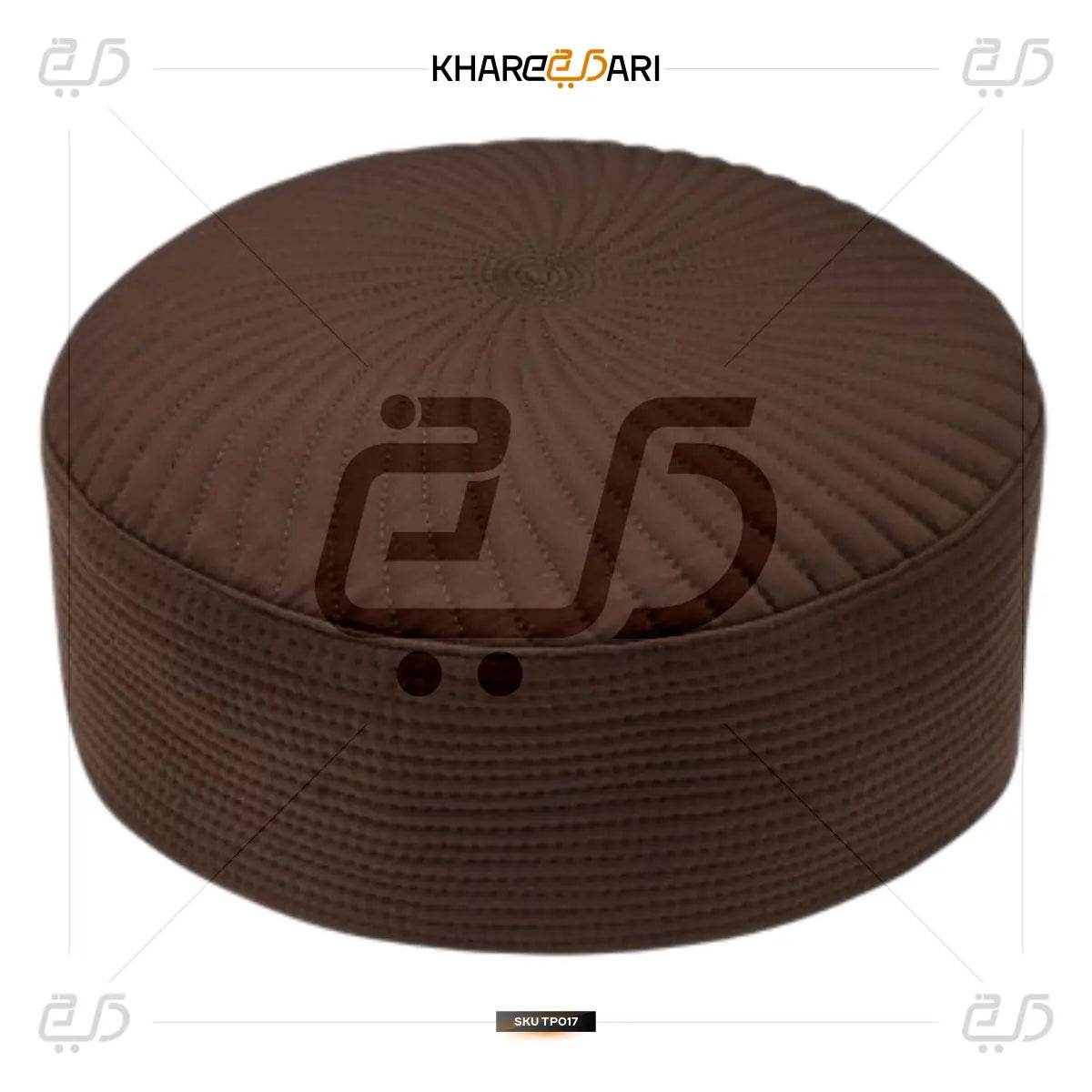 Junaid Jamshed Turkish Style Namaz Topi | Embroidered Prayer Cap - Khareedari 