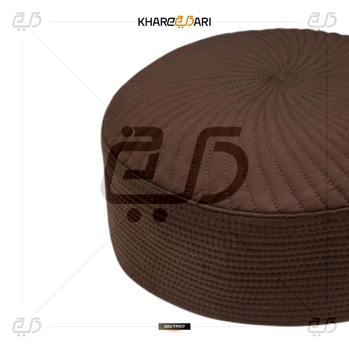 Junaid Jamshed Turkish Style Namaz Topi | Embroidered Prayer Cap - Khareedari 