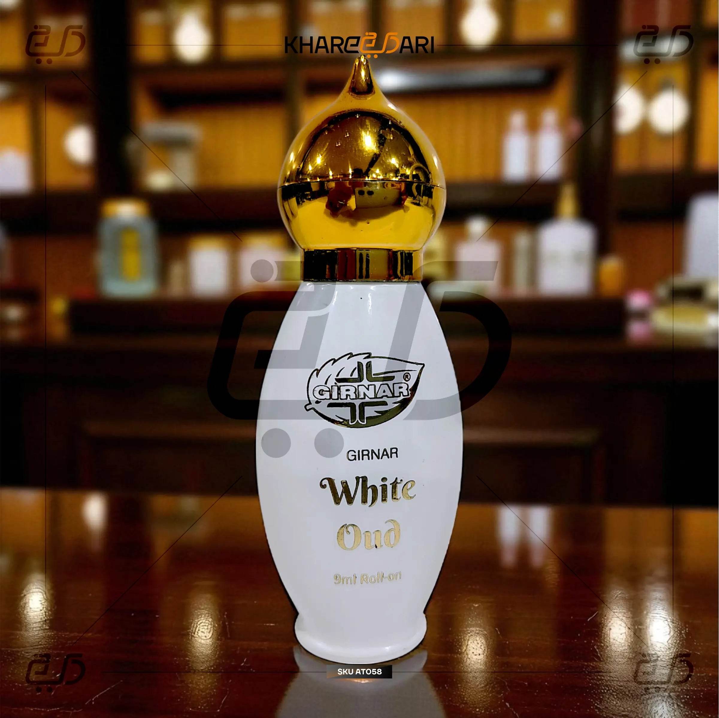 White Oud Attar 9ML | Non-Alcoholic Premium Perfume - Khareedari 