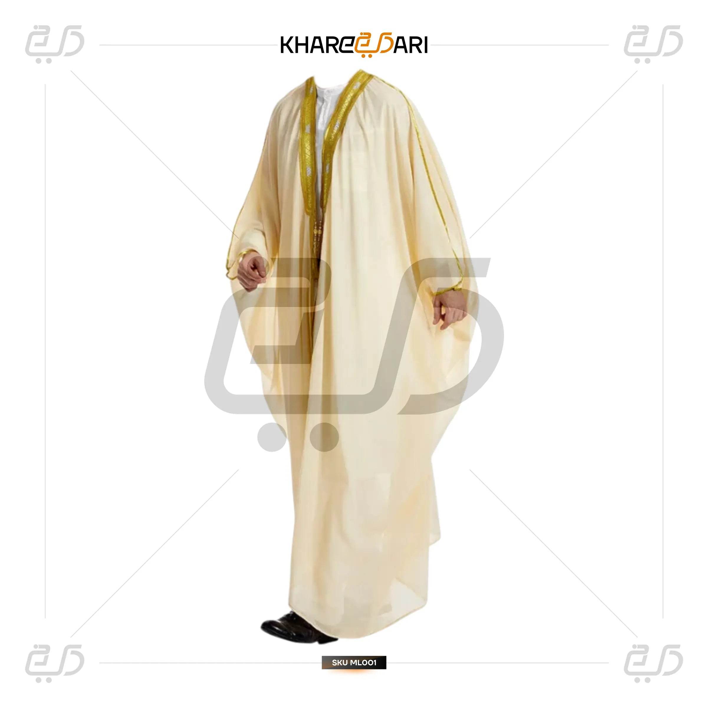 Men`s Arabic Abaya - Bisht - Mishla - Khareedari 