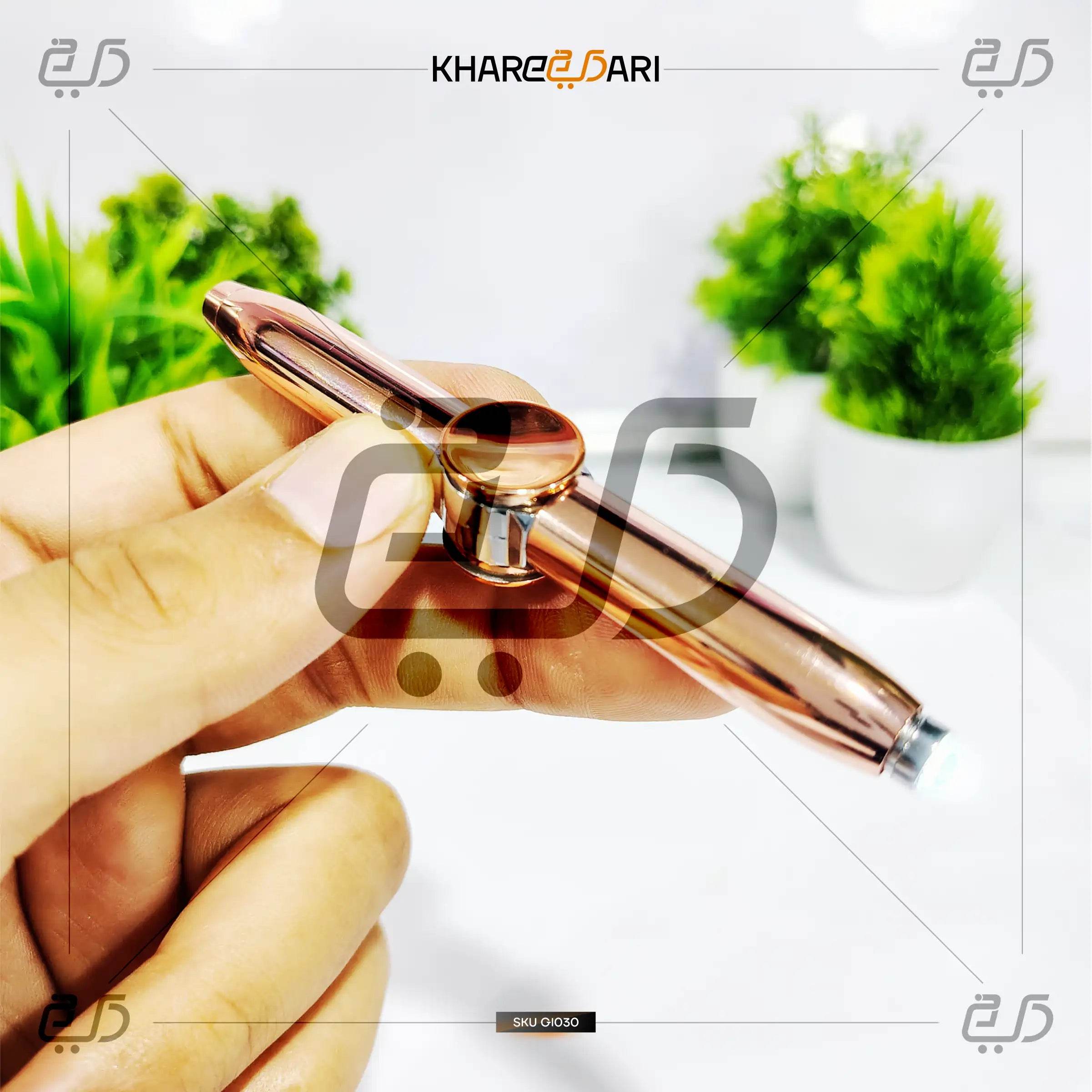 GlowSpin Pen | Customised & Personalised Elegant Gift - Khareedari 