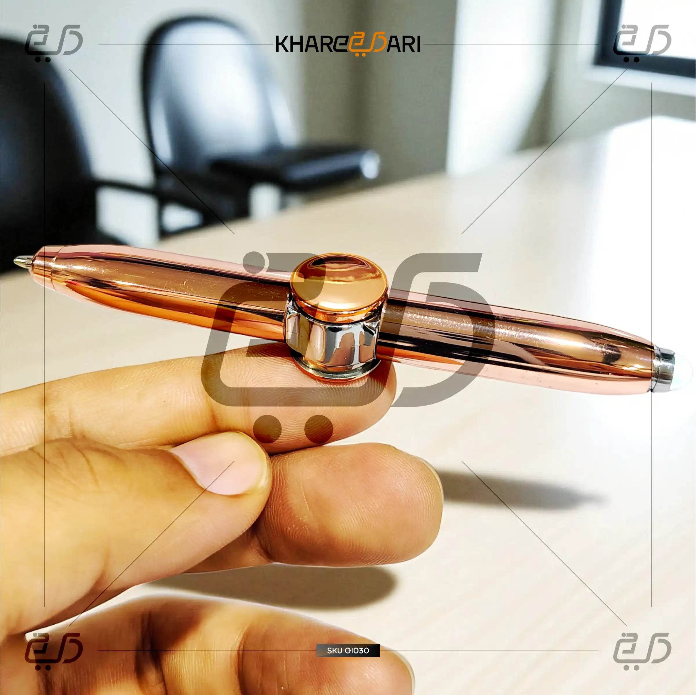 GlowSpin Pen | Customised & Personalised Elegant Gift - Khareedari 