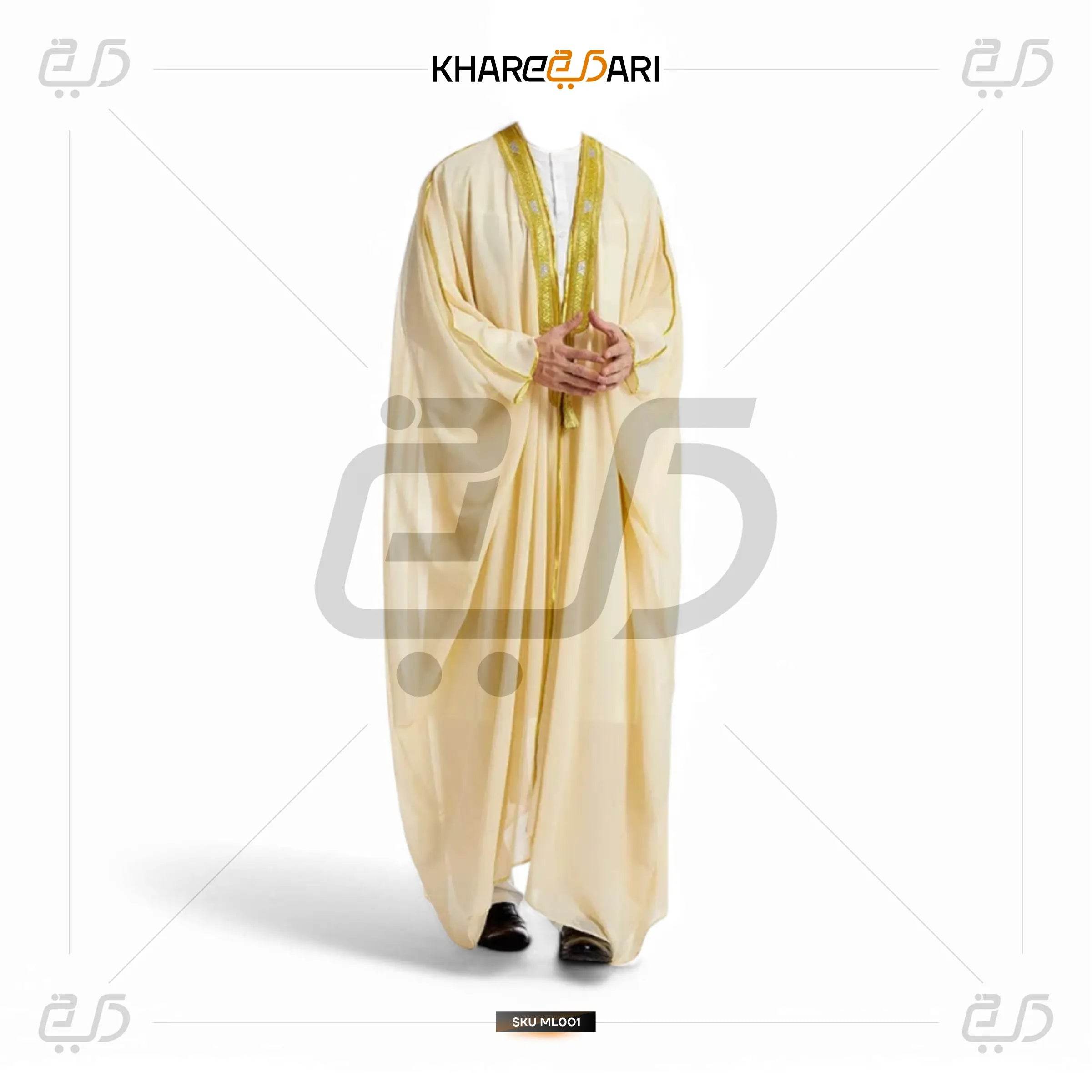 Men`s Arabic Abaya - Bisht - Mishla - Khareedari 