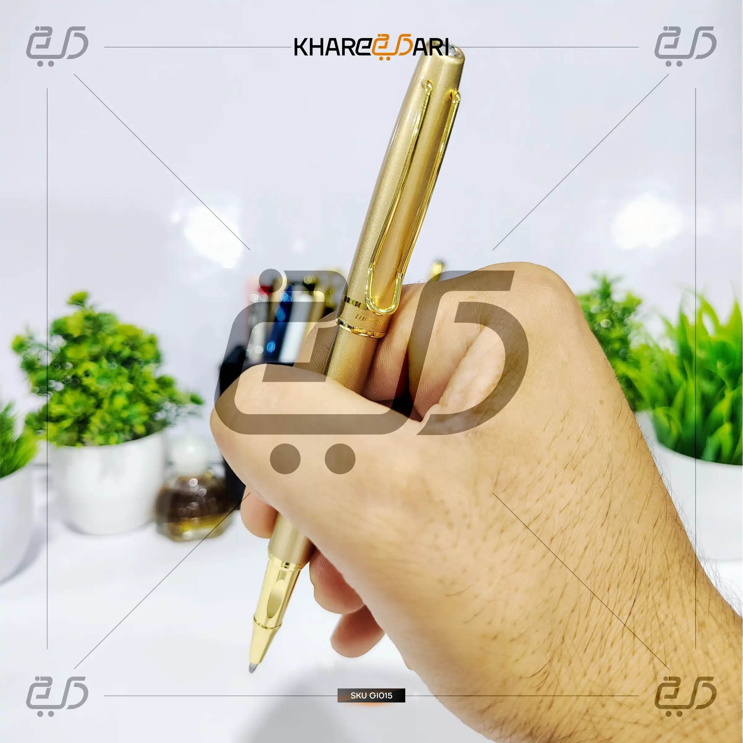 Zarq Golden Gem Pen | Customised & Personalised Gift - Khareedari 