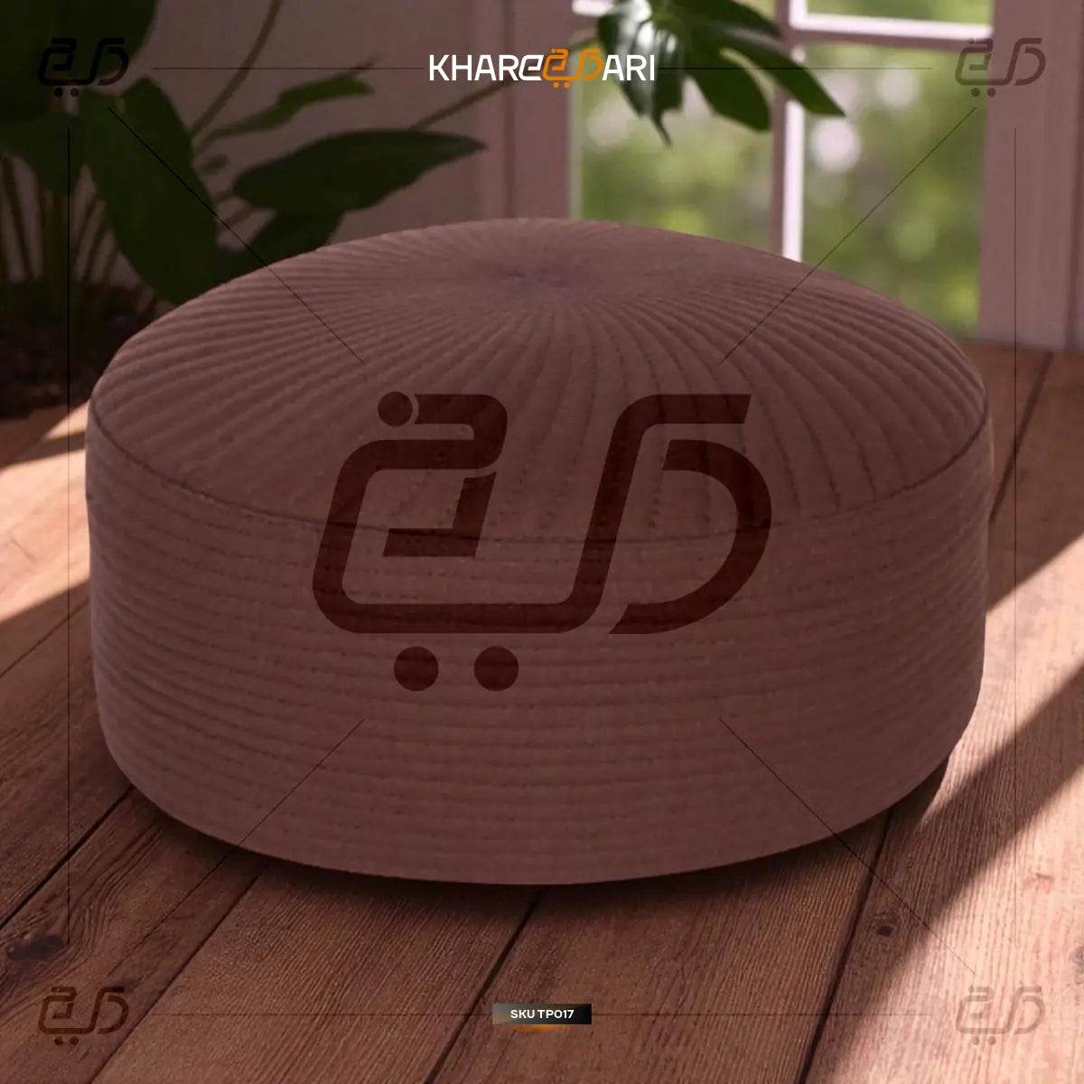 Junaid Jamshed Turkish Style Namaz Topi | Embroidered Prayer Cap - Khareedari 