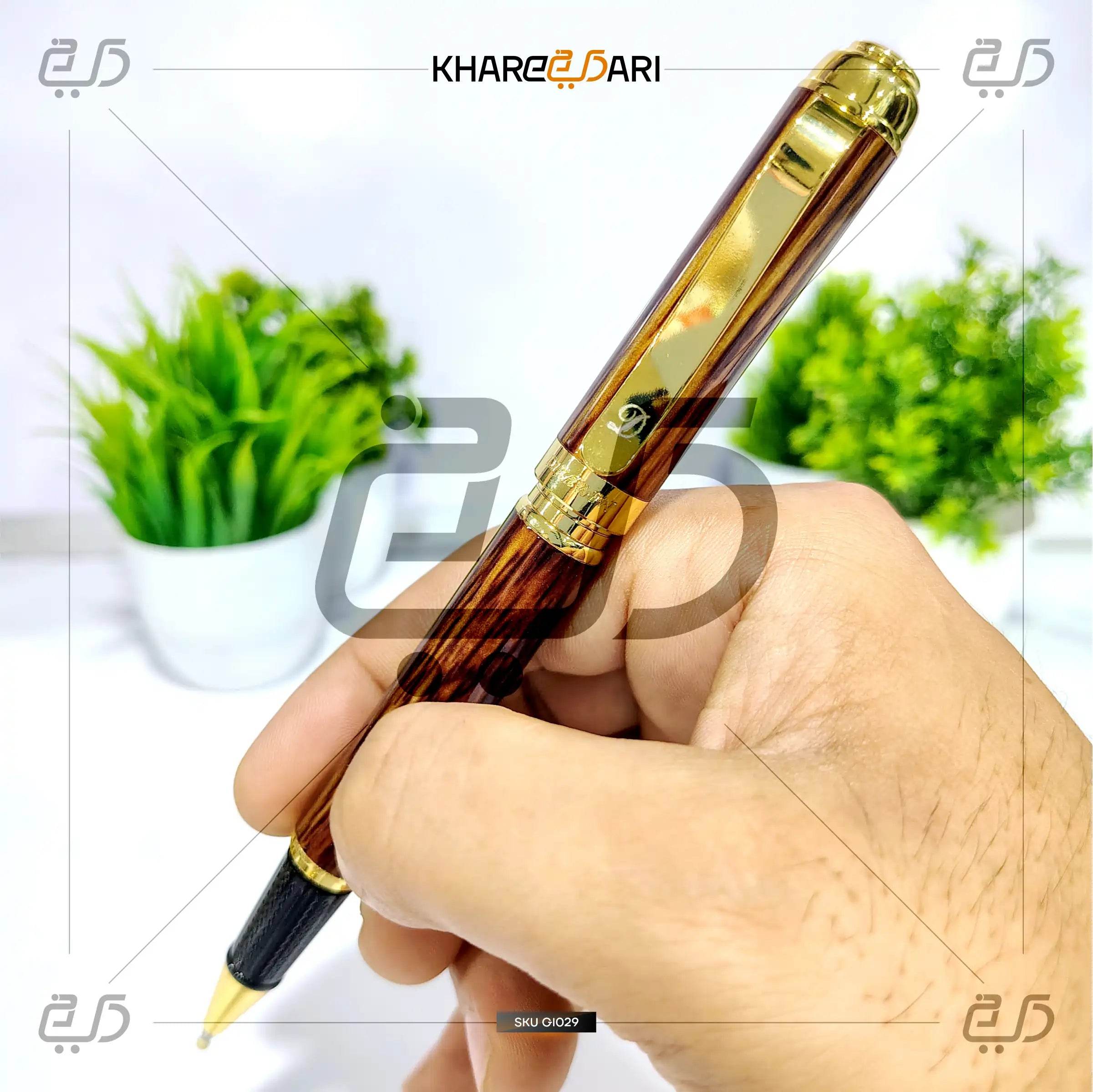 Teak Luxe Pen | Customised & Personalised Gift - Khareedari 