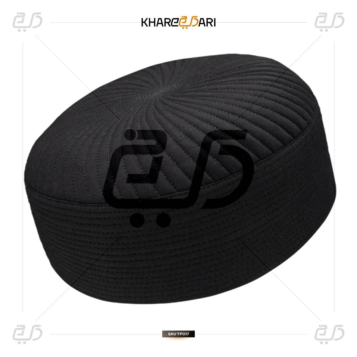 Junaid Jamshed Turkish Style Namaz Topi | Embroidered Prayer Cap - Khareedari 
