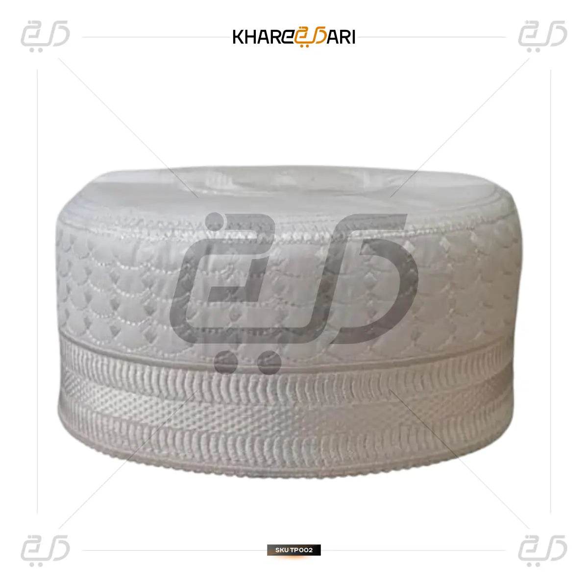 Ruby Arts Jalali Namaz Cap | Zigzag Pattern - Khareedari 