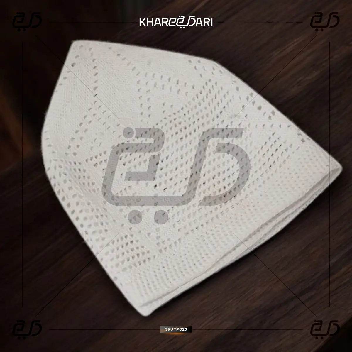 Handmade Cotton Muslim Prayer Topi - Khareedari 