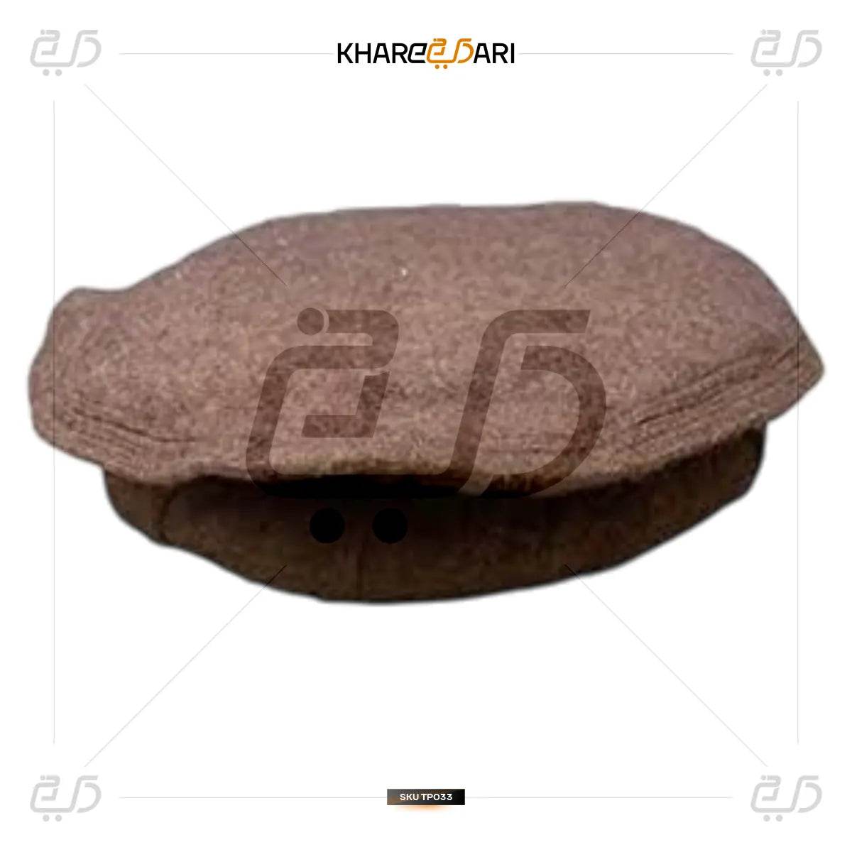 Afghani Woolen Pakol Cap | Winter Beanie Topi - Khareedari 
